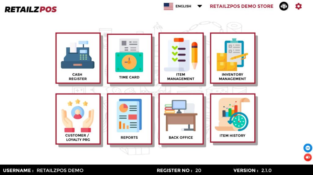 POs Main Menu Function