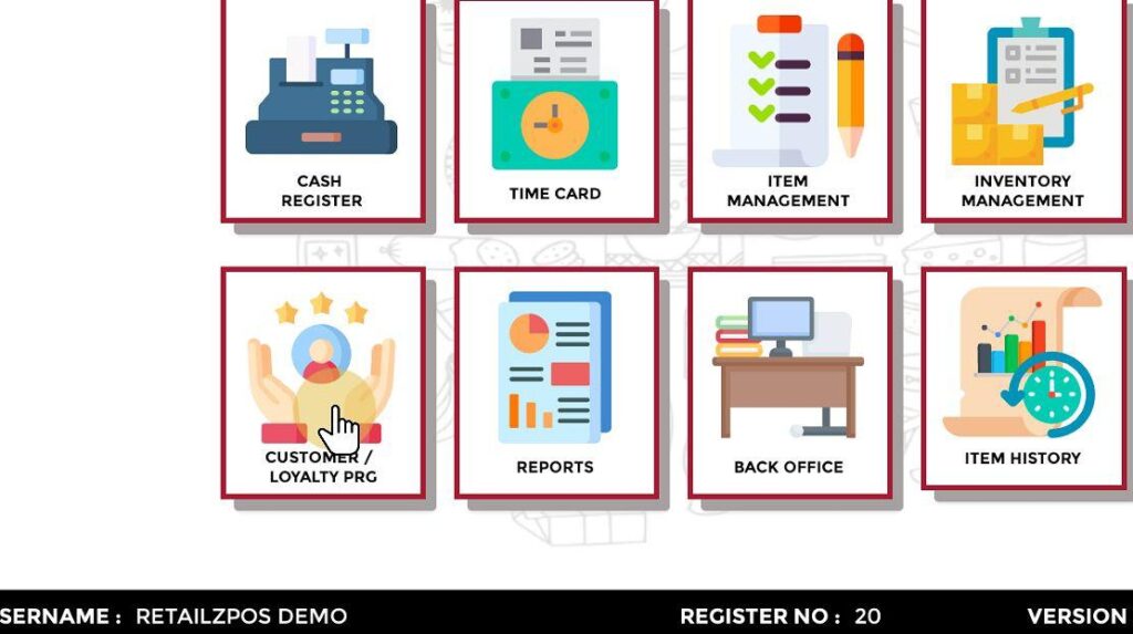 Customer Loyalty Menu