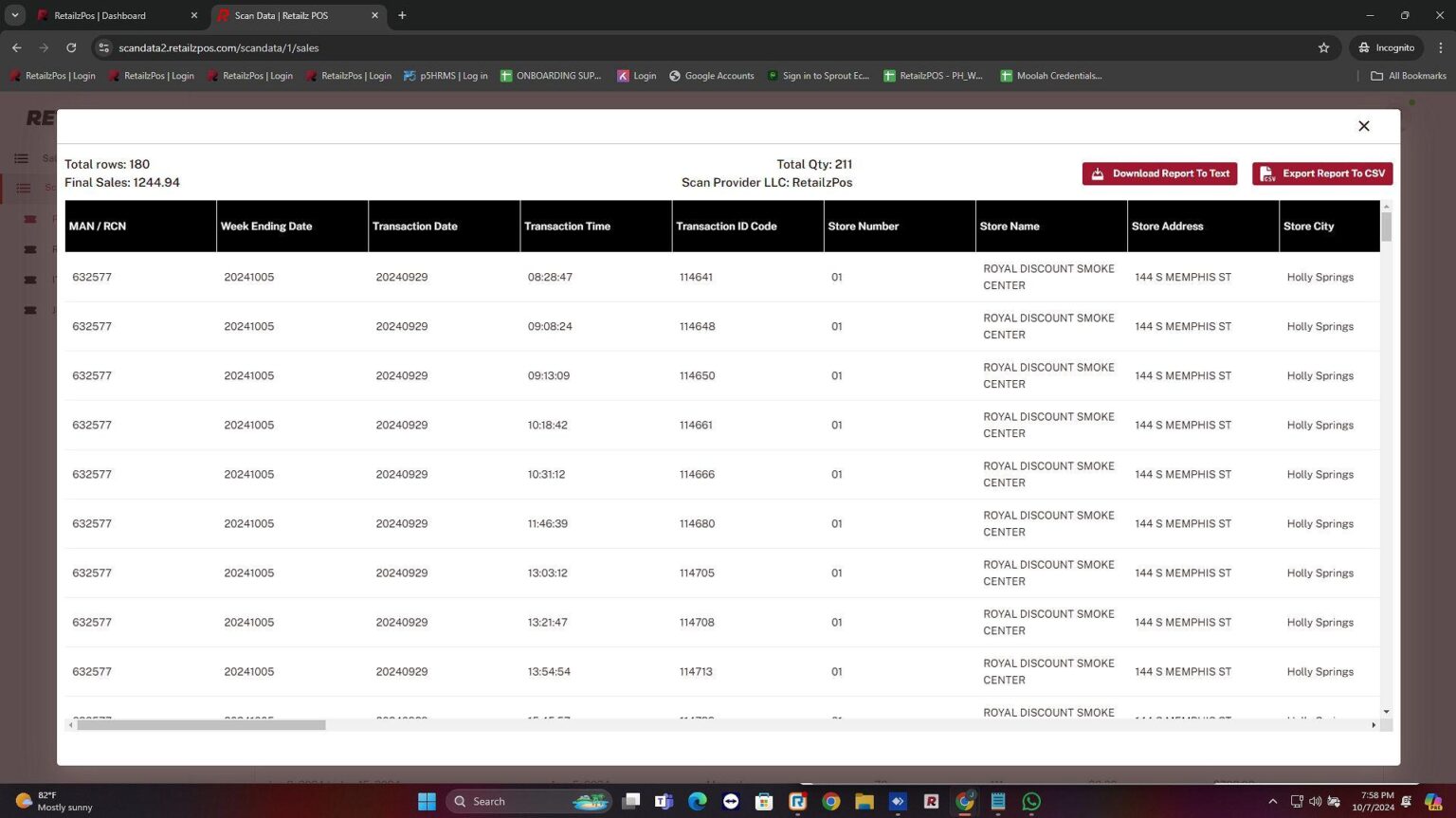 Scan Data – Backoffice – docs