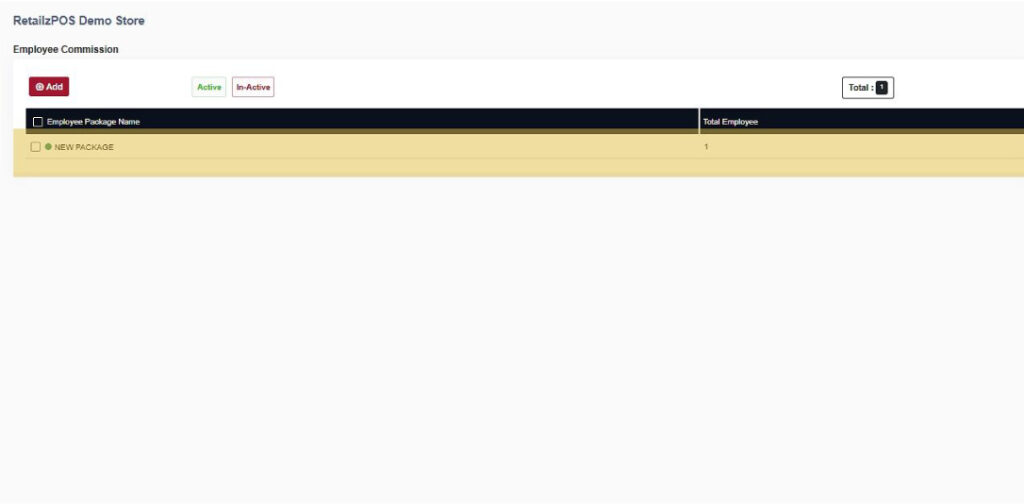 List Employee Commissions